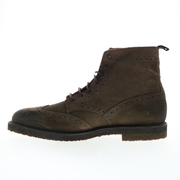 Bruno Magli Gleason BM1GLNO1 Mens Brown Suede Lace Up Casual Dress Boots For Sale - Image 5
