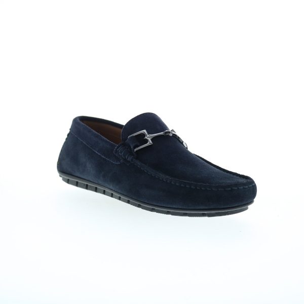 Bruno Magli Xander BM2XANN1 Mens Blue Loafers & Slip Ons Moccasin Shoes Hot on Sale - Image 2