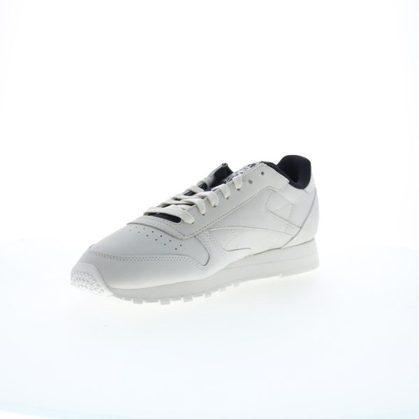 Reebok Classic Leather Sneesze Mens White Leather Lifestyle Sneakers Shoes Supply - Image 4
