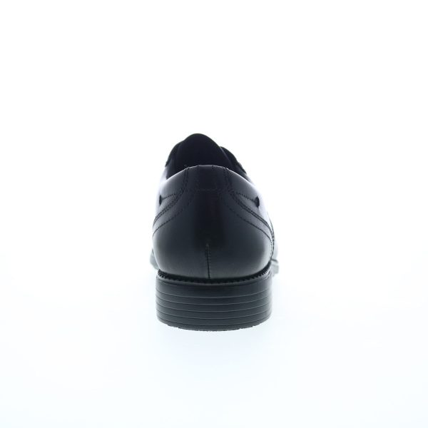 Rockport Total Motion Dressport Plain Toe Mens Black Wide Oxfords Shoes Discount - Image 4