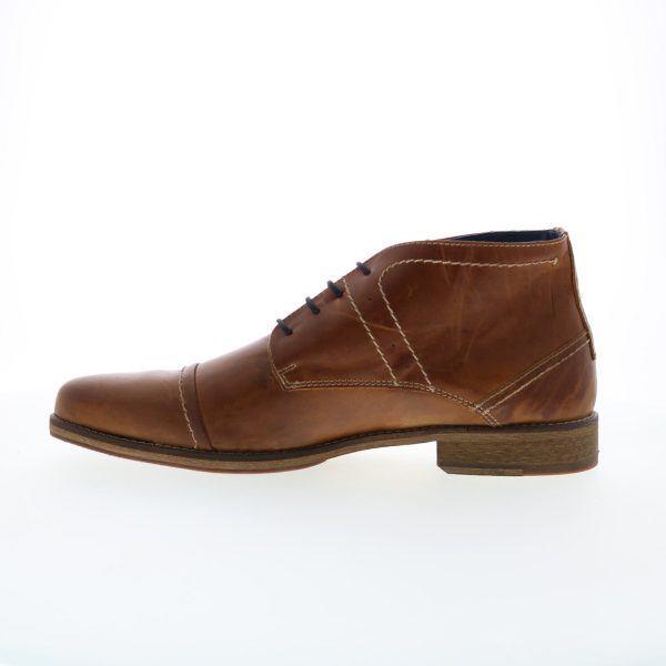 Parc City Boot Co. Lincoln 7012T-52 Mens Brown Leather Chukkas Boots For Sale - Image 5