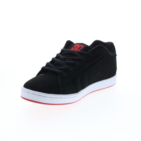 DC Net 302361-BLG Mens Black Nubuck Lace Up Skate Inspired Sneakers Shoes For Cheap - Image 4