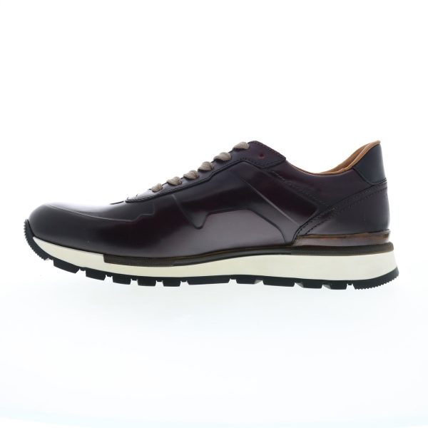 Bruno Magli Davio BM1DVOJ0 Mens Brown Leather Lifestyle Sneakers Shoes on Sale - Image 5