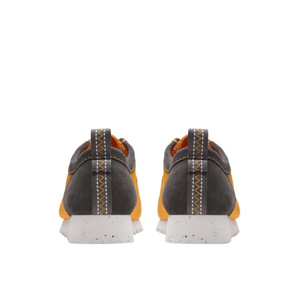 Clarks Wallabee FTRE LO 26176228 Mens Orange Leather Oxfords Casual Shoes Discount - Image 5