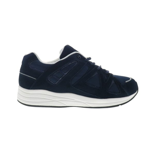 Drew Energy 40996-4V Mens Blue Narrow Suede Lace Up Lifestyle Sneakers Shoes Supply