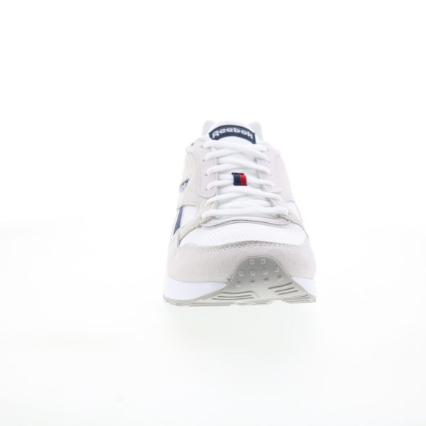 Reebok Gl1000 Mens White Suede Lace Up Lifestyle Sneakers Shoes Online now - Image 3
