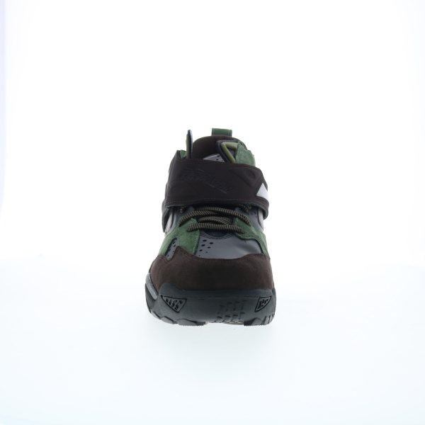 Reebok Preseason 94 Mens Black Suede Lace Up Lifestyle Sneakers Shoes For Cheap - Image 3