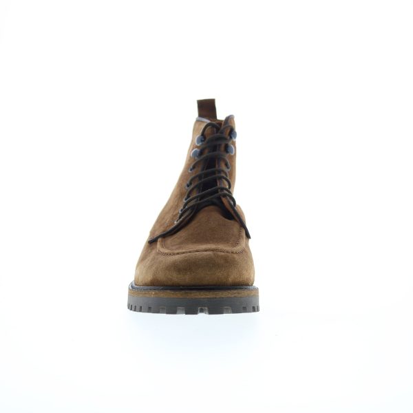 Bruno Magli Bennett BM3BENB1 Mens Brown Suede Lace Up Casual Dress Boots Supply - Image 3