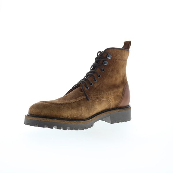 Bruno Magli Bennett BM3BENB1 Mens Brown Suede Lace Up Casual Dress Boots Supply - Image 4