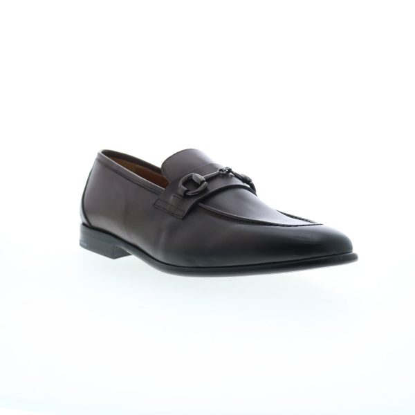 Bruno Magli Mauro BM3MAUO0 Mens Brown Loafers & Slip Ons Casual Shoes Supply - Image 2
