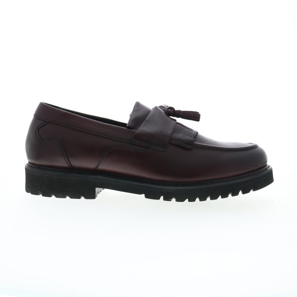 Rockport Maverick Tassel Mens Burgundy Wide Loafers Casual Shoes Online now