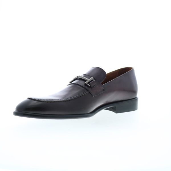 Bruno Magli Sante BM3SNTJ0 Mens Burgundy Loafers & Slip Ons Casual Shoes Online Sale - Image 4