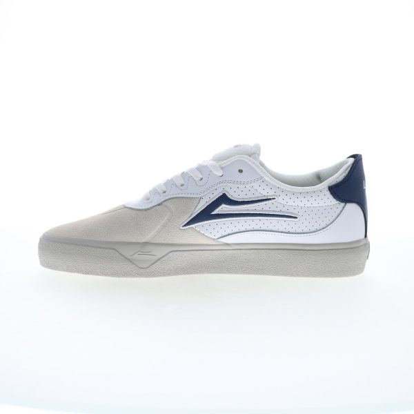 Lakai Essex MS4240263A00 Mens White Leather Skate Inspired Sneakers Shoes Online Sale - Image 5