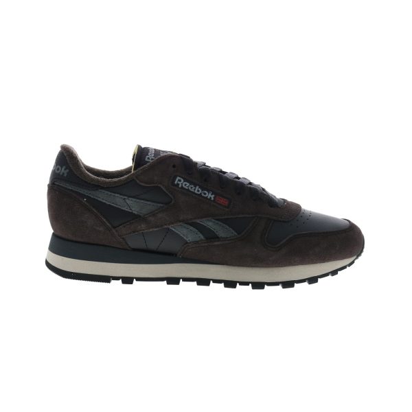 Reebok Classic Leather Mens Brown Suede Lace Up Lifestyle Sneakers Shoes For Sale