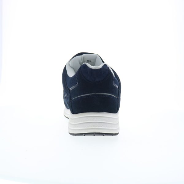 Drew Energy 40996-4V Mens Blue Narrow Suede Lace Up Lifestyle Sneakers Shoes Supply - Image 4