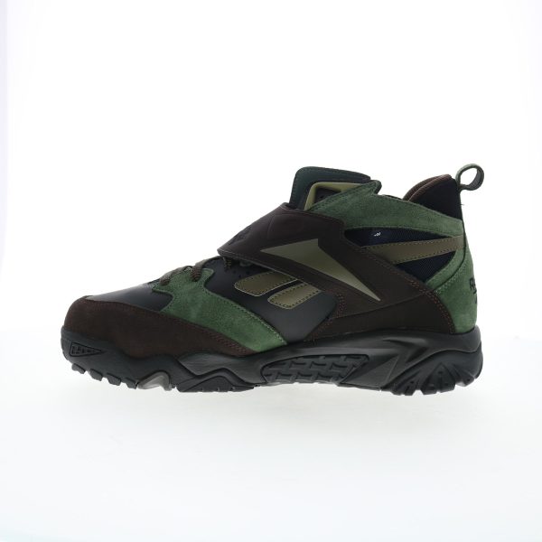 Reebok Preseason 94 Mens Black Suede Lace Up Lifestyle Sneakers Shoes For Cheap - Image 5