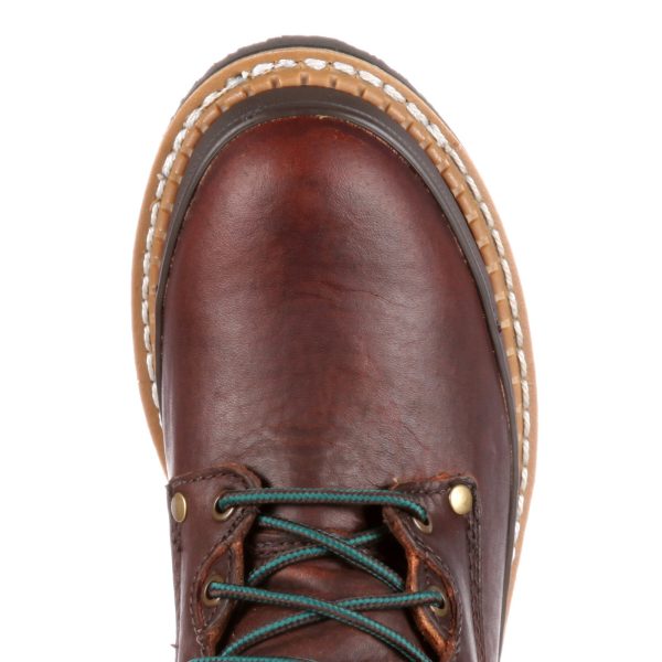 Georgia Giant Steel Toe G8374 Mens Brown Leather Work & Safety Boots Hot on Sale - Image 5