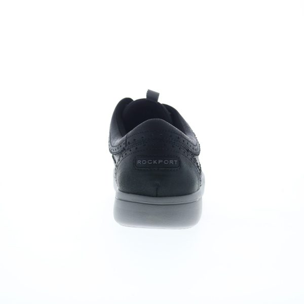 Rockport Colle Wing Tip CJ3216 Mens Black Wide Oxfords & Lace Ups Shoes Online Hot Sale - Image 4