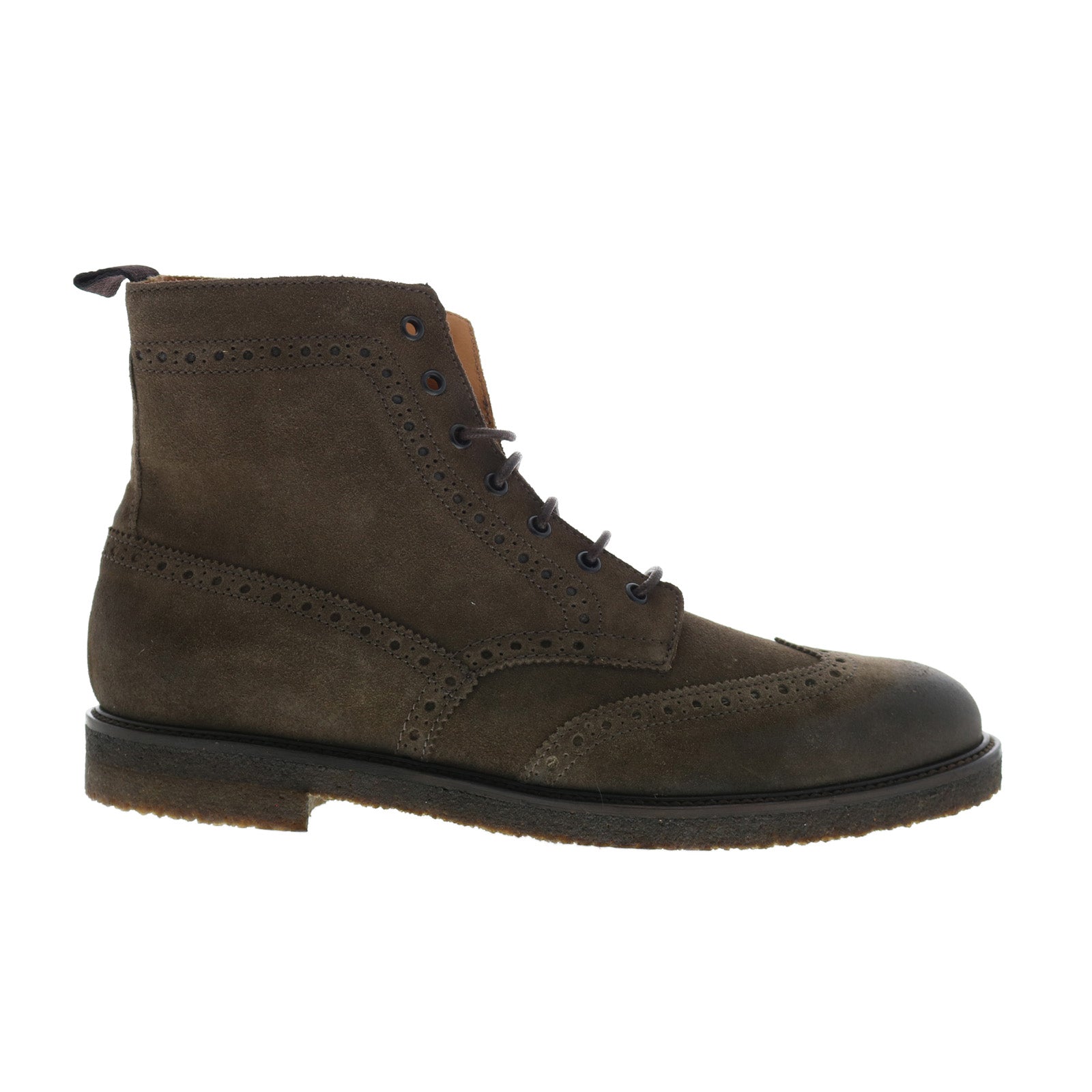 Bruno Magli Gleason BM1GLNO1 Mens Brown Suede Lace Up Casual Dress Boots For Sale