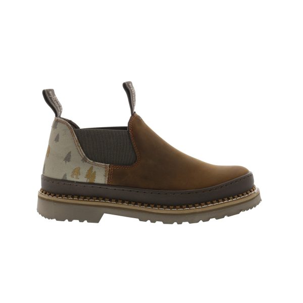 Georgia Sasquatch Romeo GB00611 Mens Brown Leather Lace Up Chelsea Boots Online now
