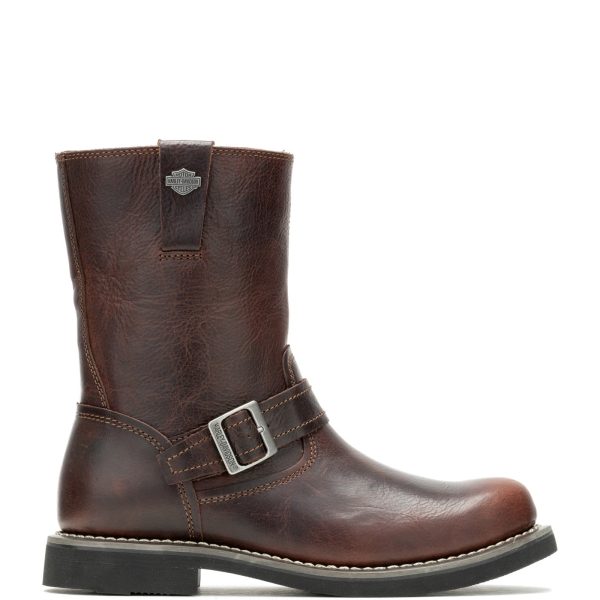 Harley-Davidson Dallam 8  Engineer D93850 Mens Brown Motorcycle Boots Sale