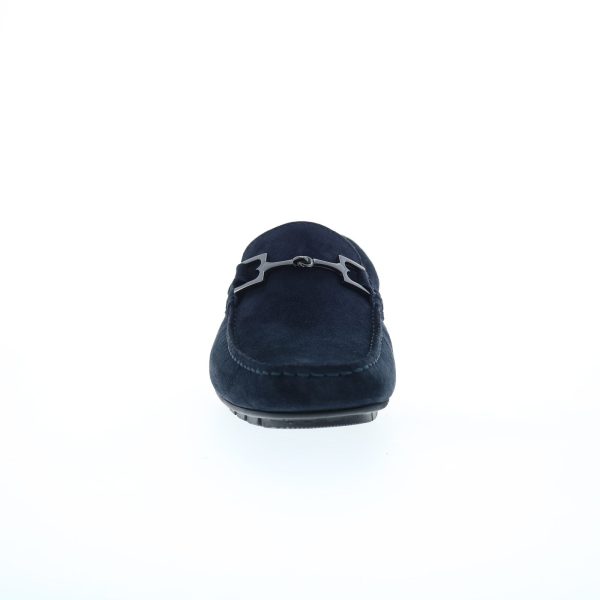 Bruno Magli Xander BM2XANN1 Mens Blue Loafers & Slip Ons Moccasin Shoes Hot on Sale - Image 3