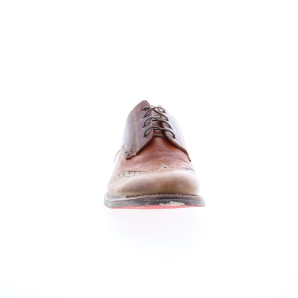 Bed Stu Matilda F346012 Womens Brown Leather Lace Up Mule Flats Shoes Online Sale - Image 3