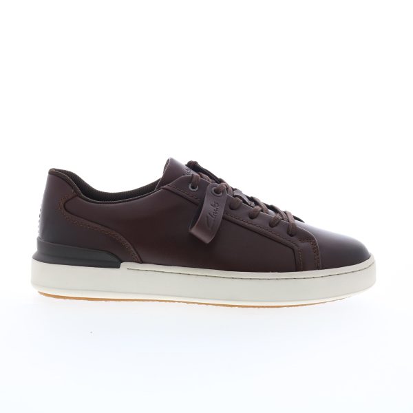 Clarks CourtLite Move 26171620 Mens Burgundy Lifestyle Sneakers Shoes For Cheap