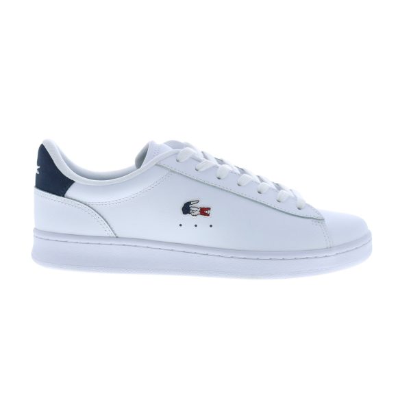 Lacoste Carnaby Set 224 7 SMA Mens White Leather Lifestyle Sneakers Shoes Online