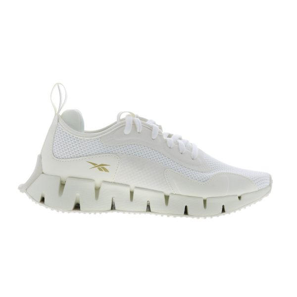 Reebok Zig Dynamica CL Womens Gray Mesh Lace Up Lifestyle Sneakers Shoes Discount