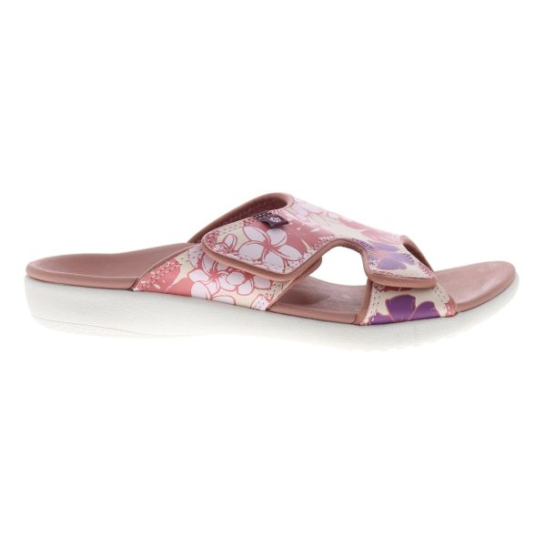 Spenco Kholo 2 Luau 20207 Womens Pink Synthetic Strap Slides Sandals Shoes Supply