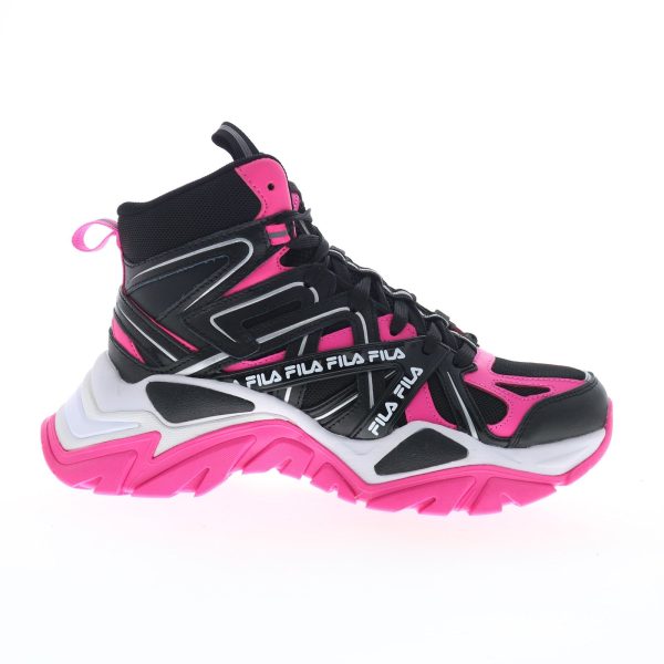 Fila Electrove 2 High 5RM02187-020 Womens Black Lifestyle Sneakers Shoes Sale
