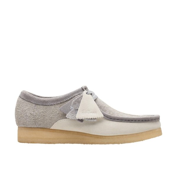 Clarks Wallabee 26176525 Mens Gray Oxfords & Lace Ups Casual Shoes For Discount