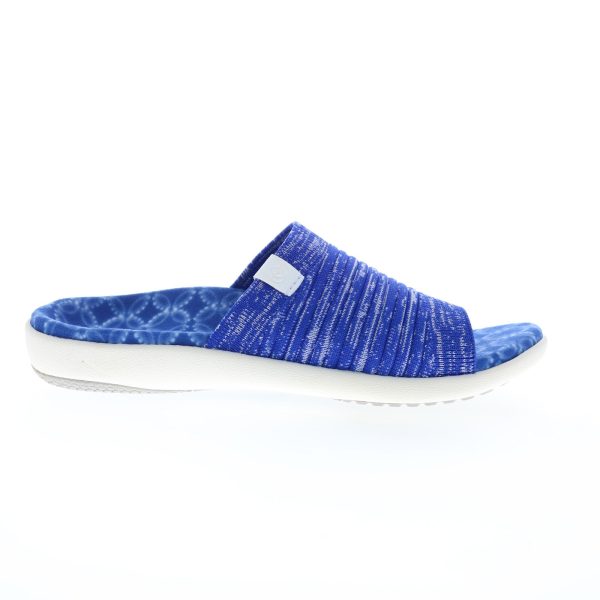 Spenco Odessa Classic SP1131CBL Womens Blue Synthetic Slides Sandals Shoes For Cheap