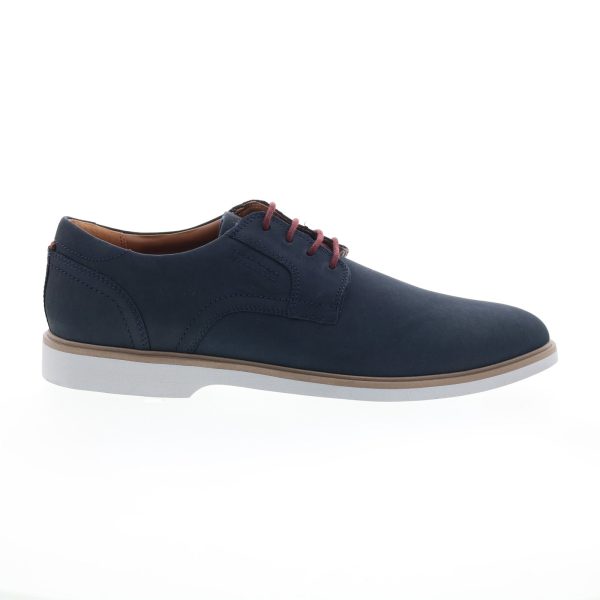 Clarks Malwood Lace 26171103 Mens Blue Oxfords & Lace Ups Plain Toe Shoes Supply