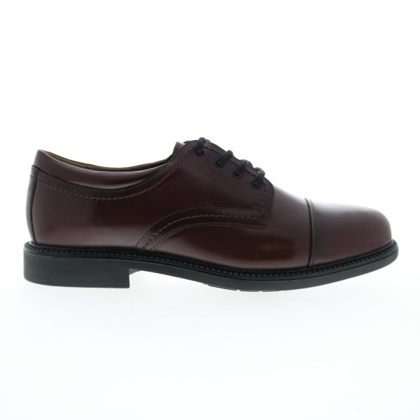 Dockers Gordon 90-2219 Mens Burgundy Wide Oxfords & Lace Ups Cap Toe Shoes Online now