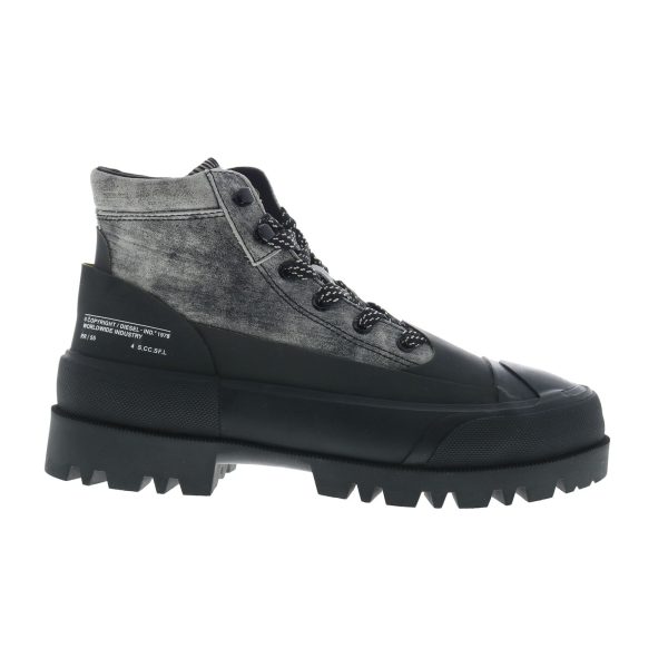 Diesel D-Hiko BT X Y03053-PR080-H9834 Mens Black Leather Ankle Boots Online