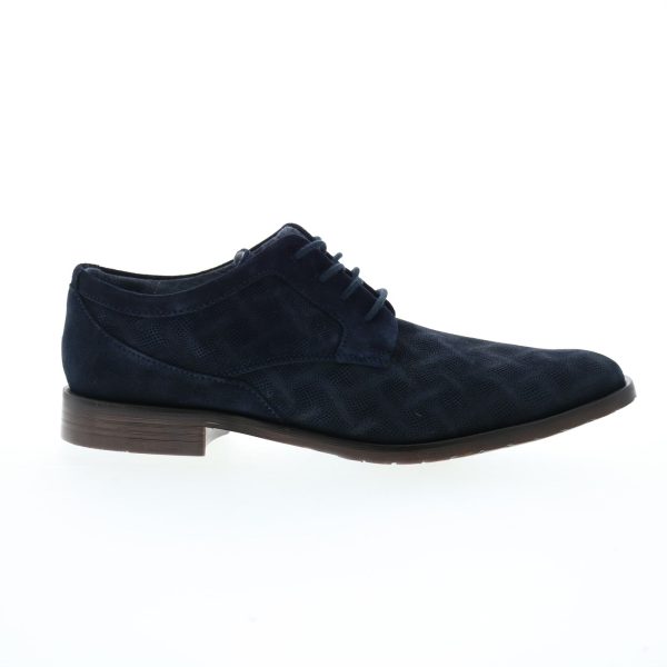 Stacy Adams Martfield 25423-415 Mens Blue Oxfords & Lace Ups Plain Toe Shoes For Cheap