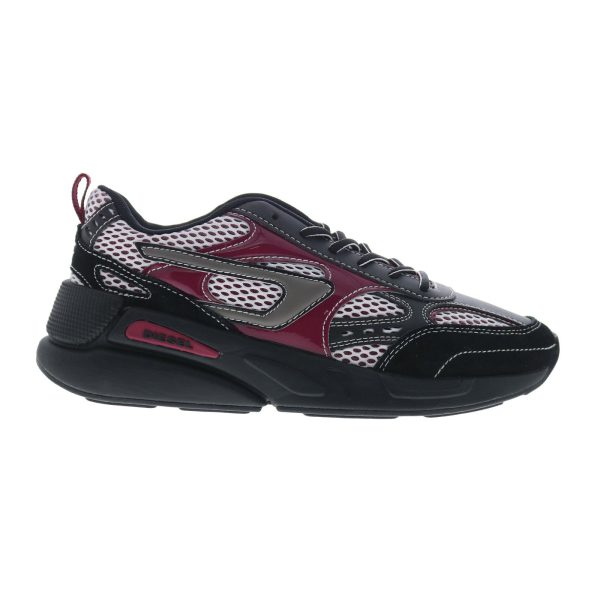Diesel S-Serendipity Sport X S Mens Black Leather Lifestyle Sneakers Shoes Hot on Sale