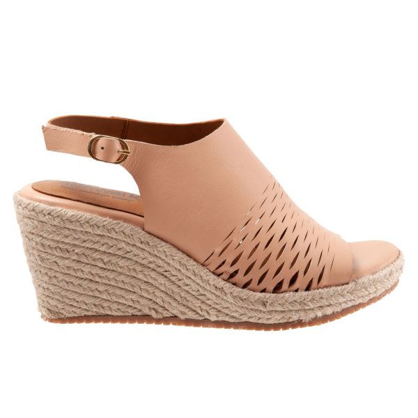 Softwalk Hixson S2207-749 Womens Beige Leather Wedges Sandals Shoes Online