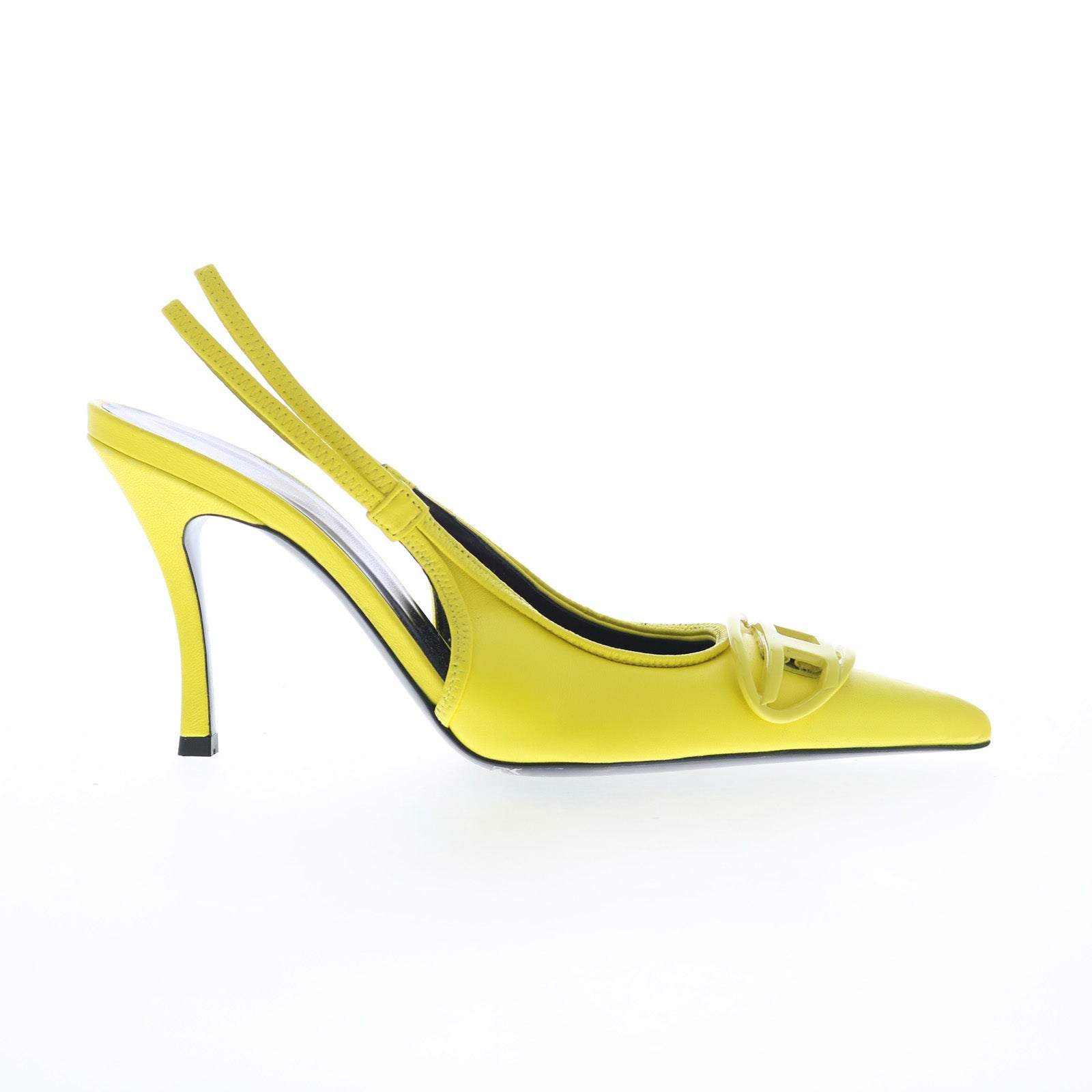 Diesel D-Venus SB Y02985-PR818-T3014 Womens Yellow Slingback Heels Shoes For Discount