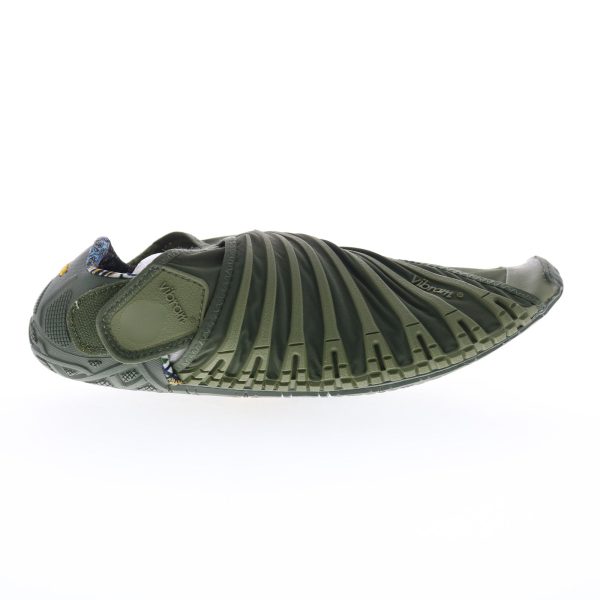 Vibram Furoshiki 18MAD04 Mens Green Canvas Strap Lifestyle Sneakers Shoes Cheap