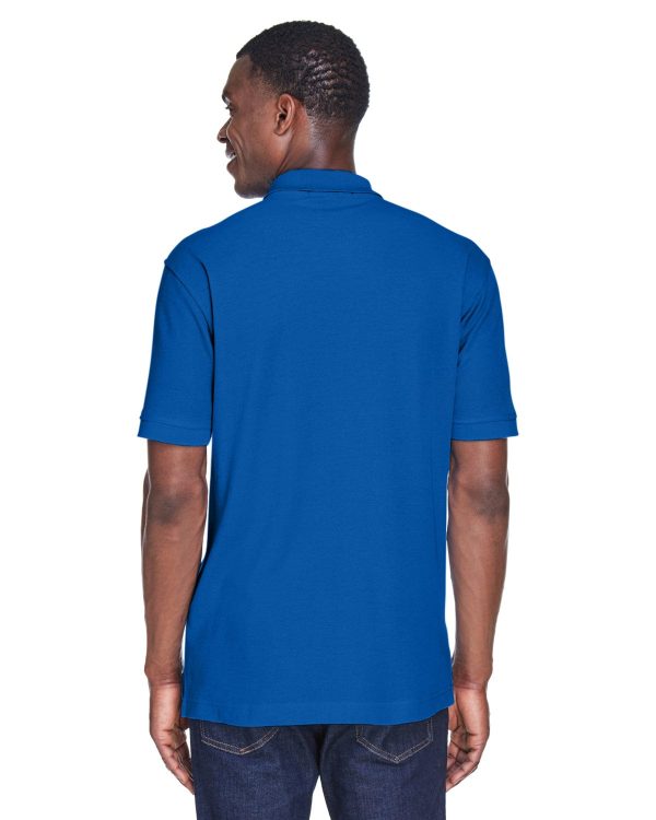Harriton Blend-Tek Polo Shirt | True Royal Supply - Image 2