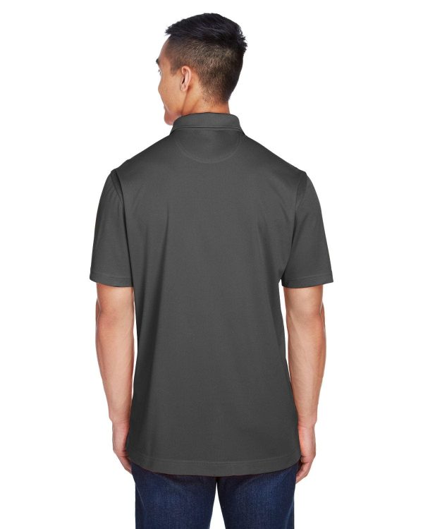 Harriton Double Mesh Polo Shirt | Charcoal Cheap - Image 2
