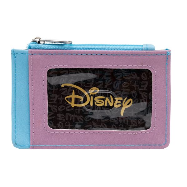 Disney Wallet, Wallet ID Card Holder, Lilo and Stitch Stitch Smiling Face Close Up Baby Blue, Vegan Leather Online Sale - Image 2
